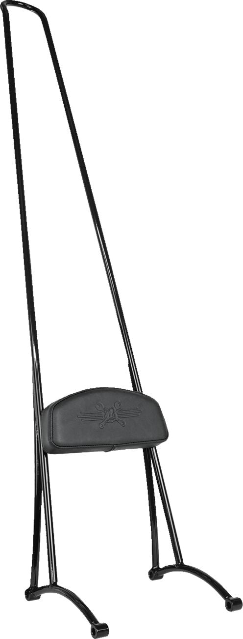 Burly Brand Sissy Bar Stupid Tall in Black Powder Coated For 1994-2003 XL Models