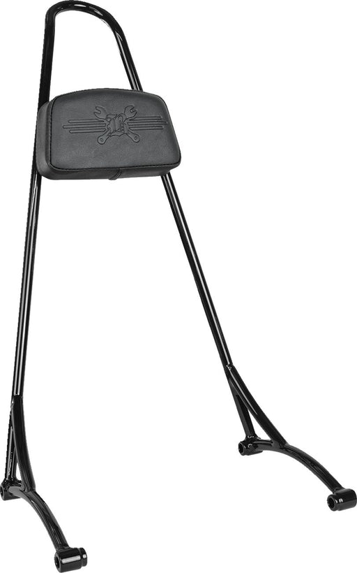 Burly Brand 20" Tall Sissy Bar for 2021-2024 HONDA CMX 1100 Black Powder-Coated Round Fender Rail Steel