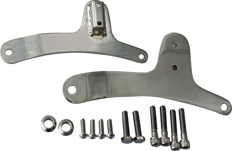 Drag Specialties Sissy Bar Side Plates Fits Harley-Davidson Sportster Models 1979-1981