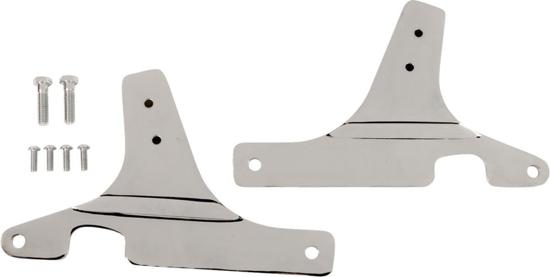 Drag Specialties Sissy Bar Side Plates Fits Harley-Davidson Dyna Models 1999-2005