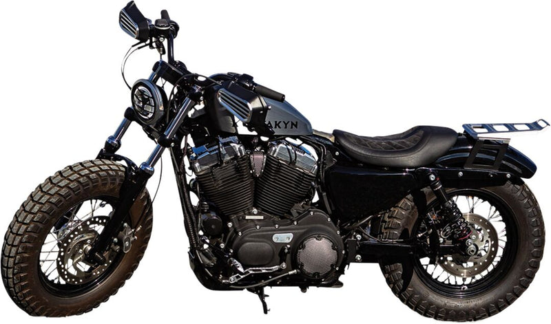 Kuryakyn Dillinger Luggage Rack In Silver For Harley-Davidson 2004-2020 Sportster Motorcycles (Except Roadster)