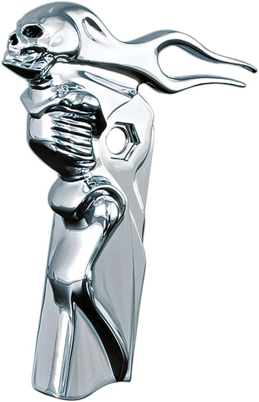 Kuryakyn Zombie Shift Arm Cover For Harley-Davidson Touring & Trike Motorcycles In Chrome