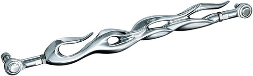 Kuryakyn Flame Shift Linkage for Harley-Davidson Touring, Trike & Softail Motorcycle In Chrome