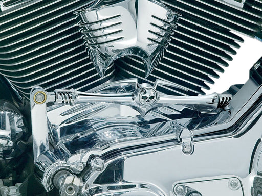 Kuryakyn Zombie Shift Linkage for Harley-Davidson Touring, Trike & Softail Motorcycles In Chrome