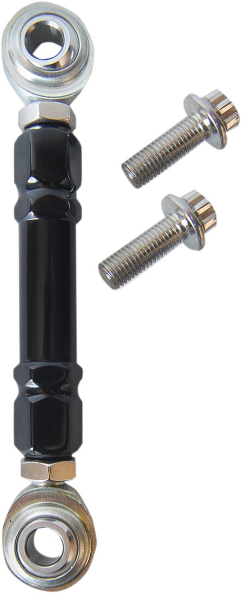 Alloy Art Black Mid Control Shift Linkage for 1984-1994,1999-2000 Harley-Davidson FXR and 1991-2017 Harley-Davidson Dyna Motorcycles