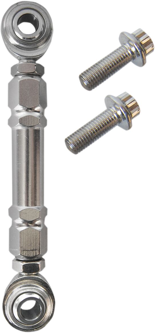 Alloy Art Semi-Polished Mid Control Shift Linkage for 1984-1994,1999-2000 Harley-Davidson FXR and 1991-2017 Harley-Davidson Dyna Motorcycles