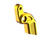 Rick's Motorcycles SHIFT LINKAGE for 2017-2025 Harley-Davidson Extension Gold Engraved Shift Arm Aluminium