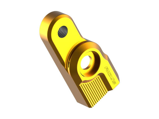 Rick's Motorcycles SHIFT LINKAGE for 2000-2025 Harley-Davidson Extension Gold Engraved Shift Arm Aluminium