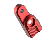 Rick's Motorcycles SHIFT LINKAGE for 2000-2025 Harley-Davidson Extension Red Engraved Shift Arm Aluminium