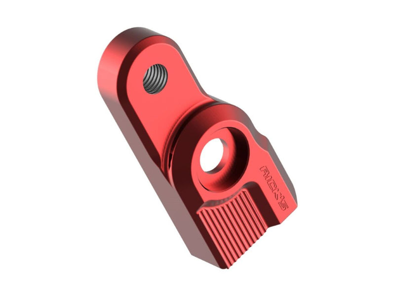 Rick's Motorcycles SHIFT LINKAGE for 2000-2025 Harley-Davidson Extension Red Engraved Shift Arm Aluminium