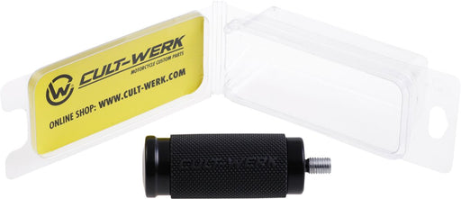 Cult Werk Shifter Peg Racing for 2002-2025 Harley-Davidson Shift Peg Gloss Black Gear Shift Aluminium Rubber Each