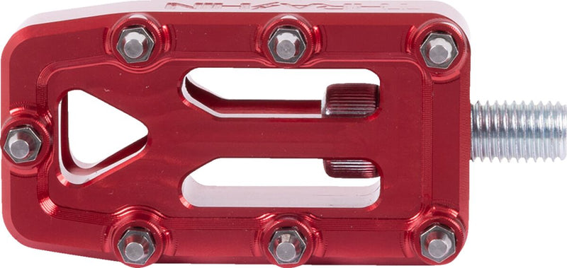 Thrashin Supply Co. Aggressor Shifter Peg Shift Peg Anodised Red 6061 Aluminium Steel Each