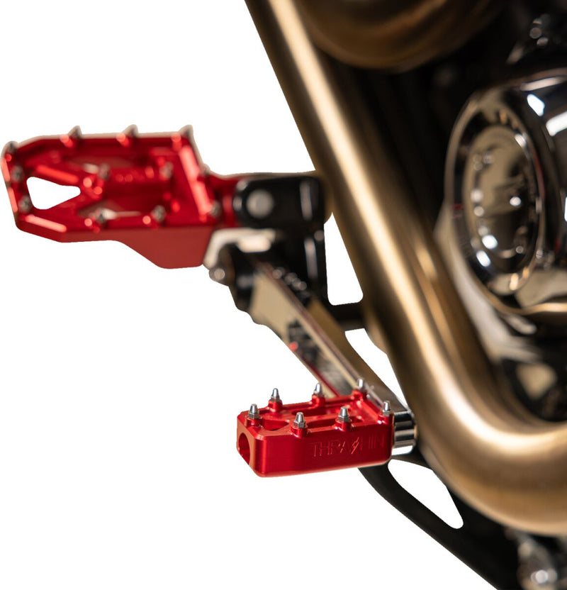 Thrashin Supply Co. Aggressor Shifter Peg Shift Peg Anodised Red 6061 Aluminium Steel #TSC-2101-2