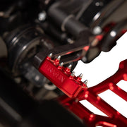 Thrashin Supply Co. Aggressor Shifter Peg Shift Peg Anodised Red 6061 Aluminium Steel #TSC-2101-2