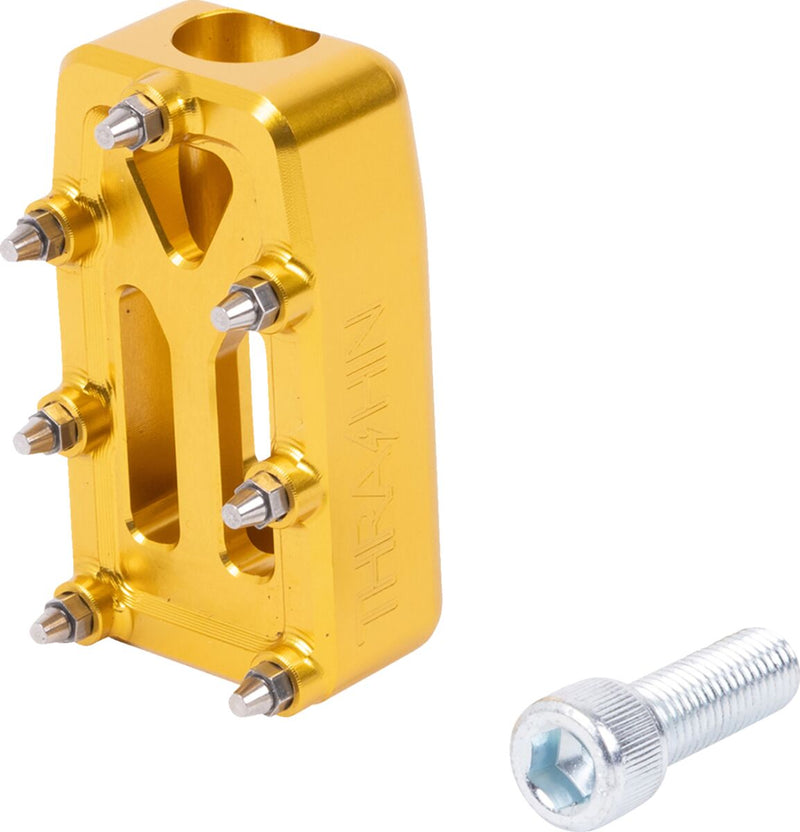 Thrashin Supply Co. Aggressor Shifter Peg Shift Peg Anodised Gold 6061 Aluminium Steel #TSC-2101-5