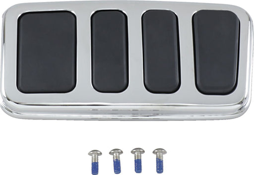 Kuryakyn ISO-Extended Brake Pedal Pad For Harley-Davidson FL Motorcycles In Chrome