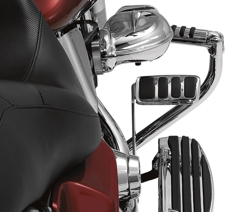 Kuryakyn ISO-Extended Brake Pedal Pad For Harley-Davidson FL Motorcycles In Chrome