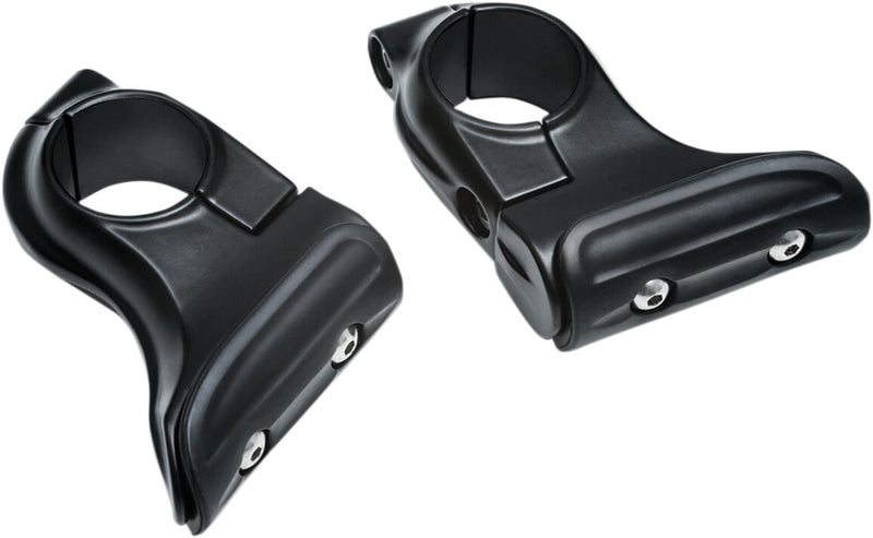 Kuryakyn Toe Rest Cruise Pegs In Satin Black #KUR7633