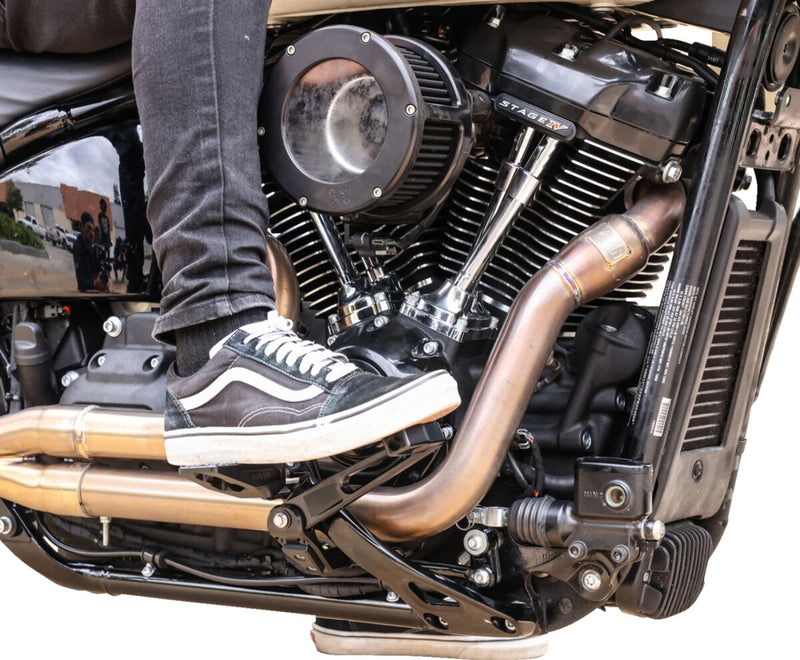 Thrashin Supply Co. Billet Brake Arm In Black For 2018-2025 Softail With Mid Controls