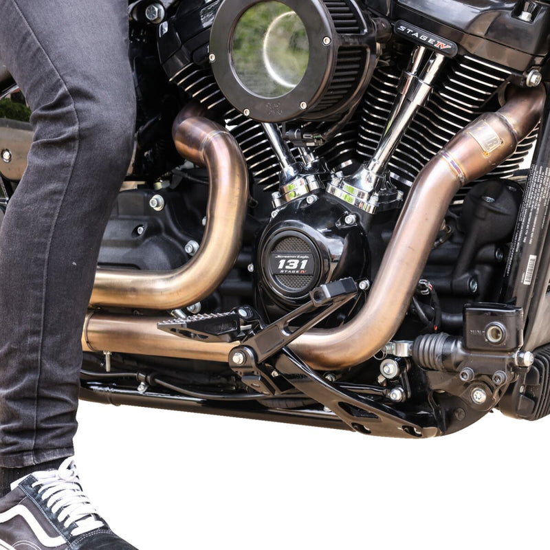 Thrashin Supply Co. Billet Brake Arm In Black For 2018-2025 Softail With Mid Controls