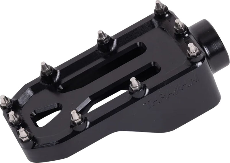 Thrashin Supply Co. Aggressor Brake Pedal Anodised Black 6061 Aluminium #TSC-2221-1