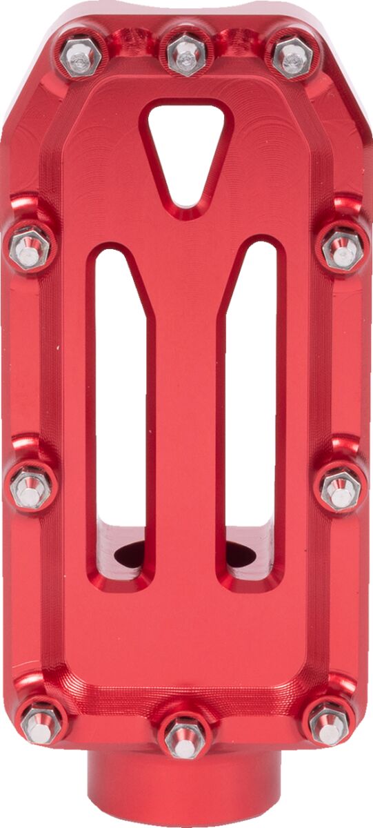 Thrashin Supply Co. Aggressor Brake Pedal Anodised Red 6061 Aluminium #TSC-2221-2