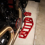 Thrashin Supply Co. Aggressor Brake Pedal Anodised Red 6061 Aluminium #TSC-2221-2