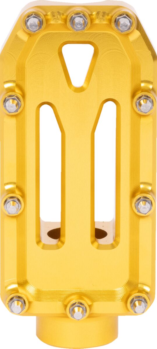 Thrashin Supply Co. Aggressor Brake Pedal Anodised Gold 6061 Aluminium #TSC-2221-5