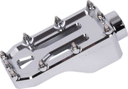 Thrashin Supply Co. Aggressor Brake Pedal Chrome Silver 6061 Aluminium #TSC-2221-3