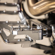 Thrashin Supply Co. Aggressor Brake Pedal Chrome Silver 6061 Aluminium #TSC-2221-3