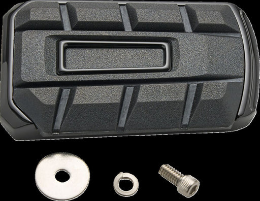 Ciro Chicane™ Brake Lever Pad for 1996, 1999-2025 Harley-Davidson Black Rear Aluminium EPDM Rubber
