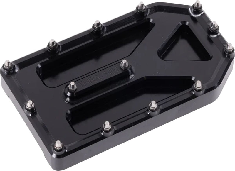 Thrashin Supply Co. Aggressor Brake Pedal Pad for 1994-2025 Harley-Davidson Brake Pad Anodised Black 6061 Billet Aluminium