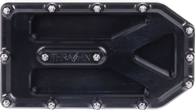 Thrashin Supply Co. Aggressor Brake Pedal Pad for 1994-2025 Harley-Davidson Brake Pad Anodised Black 6061 Billet Aluminium #TSC-2220-1