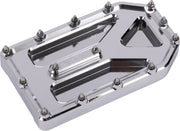 Thrashin Supply Co. Aggressor Brake Pedal Pad for 1994-2025 Harley-Davidson Brake Pad Chrome Silver 6061 Billet Aluminium #TSC-2220-3
