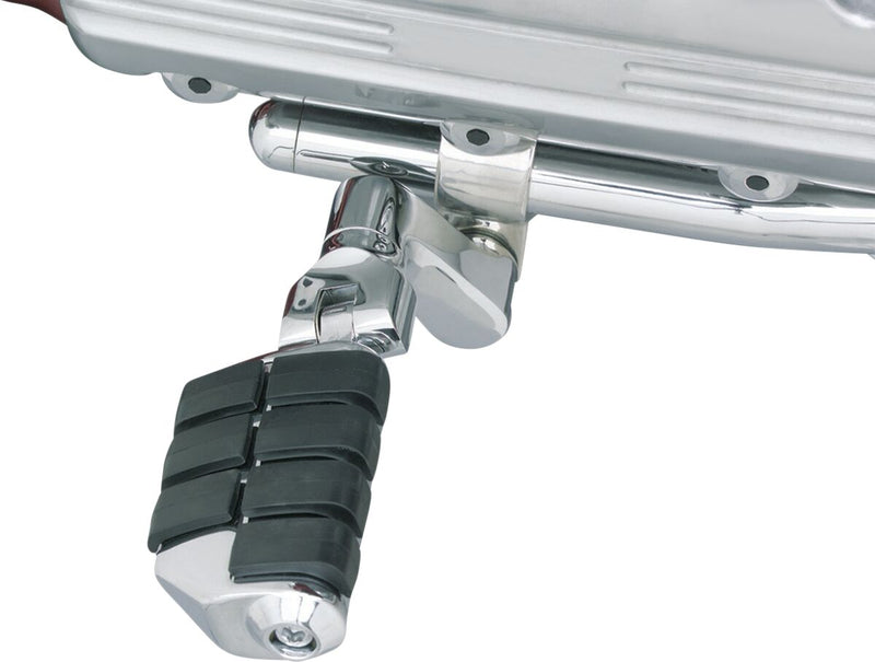 Kuryakyn Dually ISO-Pegs With Offset & 1 Inch Magnum Quick Clamps In Chrome #KUR7976