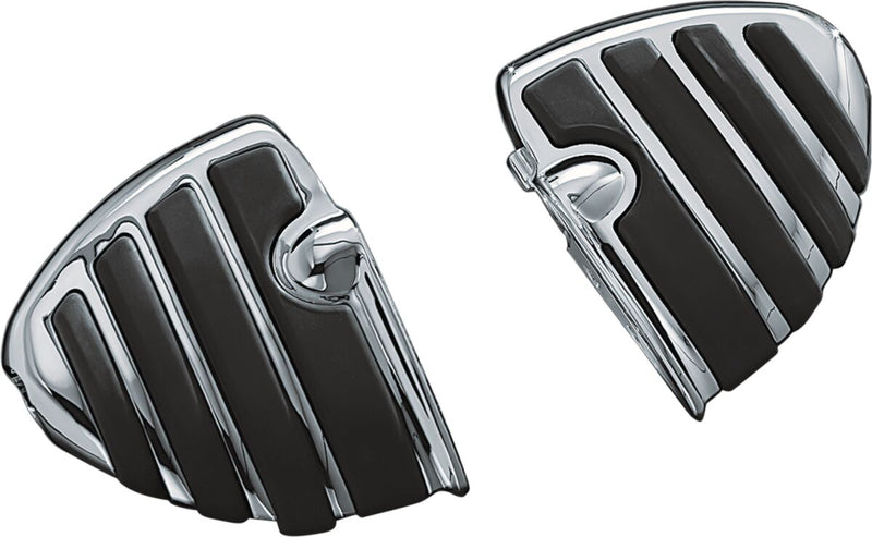 Kuryakyn ISO-Wing Mini Boards Without Adaptors In Chrome #KUR4452