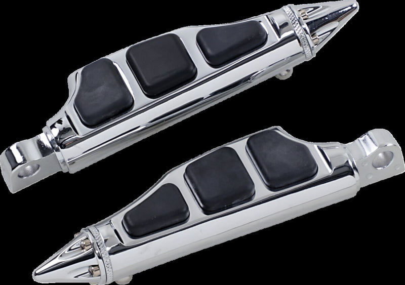 Kuryakyn Stiletto Pegs With Male Mount Adaptors In Chrome #KUR4475