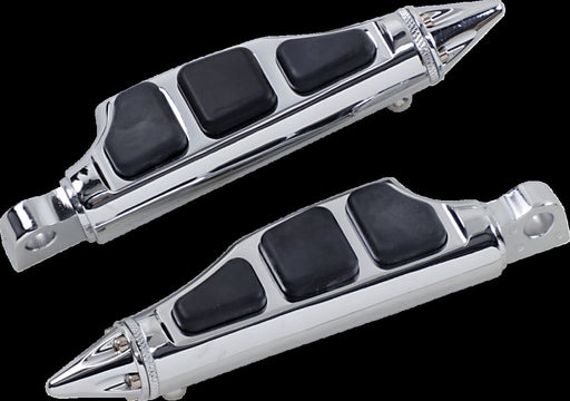 Kuryakyn Stiletto Pegs With Male Mount Adaptors In Chrome