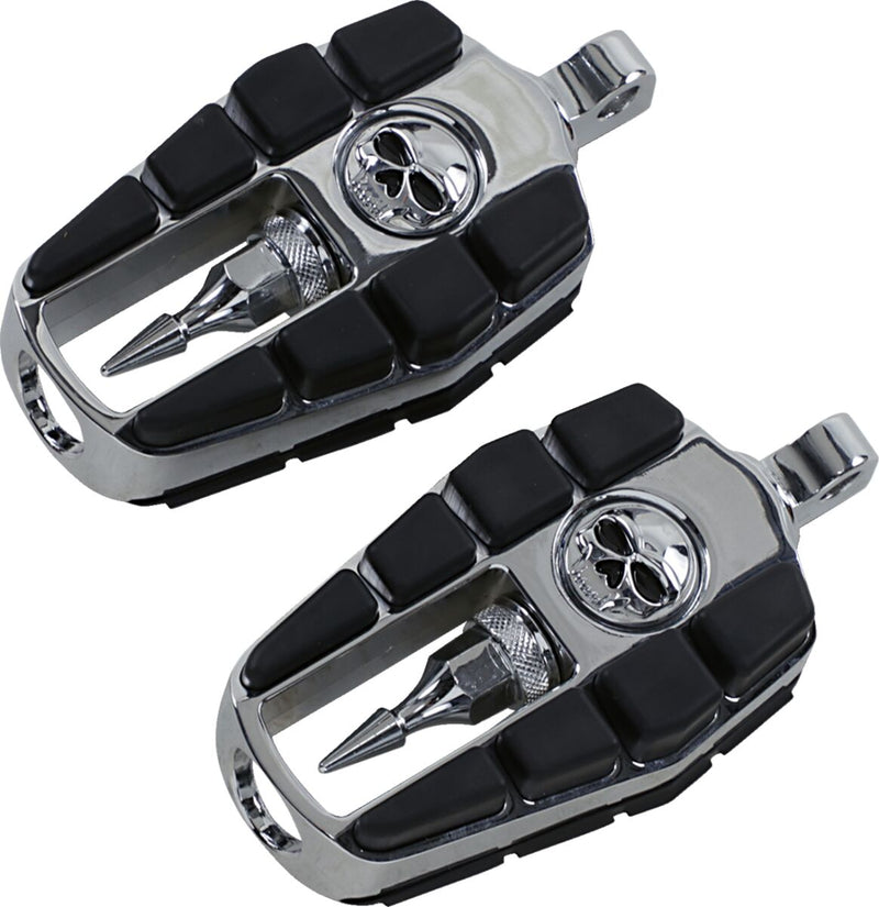 Kuryakyn Zombie Pegs With Male Mount Adaptors In Chrome