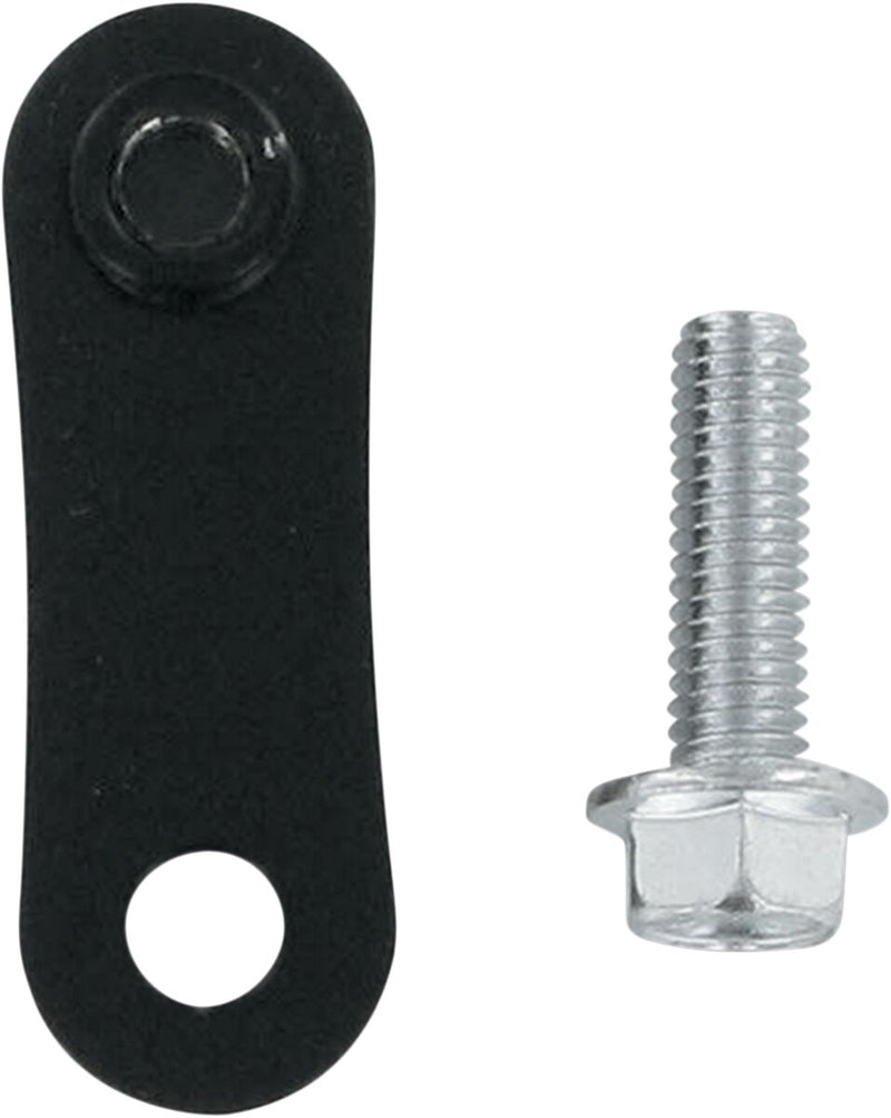 Vance & Hines Left Side Passenger Footpeg-relocator For HD Softail Models With 2 Into 2 Big Radius Exhaust Black| Powder-Coated #16927