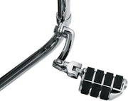 Kuryakyn Longhorn Offset Highway Pegs With Dually & 1 1/2 Inch Magnum Quick Clamps In Chrome
