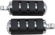 Kuryakyn Large Trident ISO-Pegs With Male Mount Adaptors In Chrome