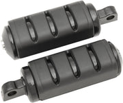 Kuryakyn Large Trident ISO-Pegs With Male Mount Adaptors In Gloss Black