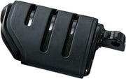 Kuryakyn Trident Dually ISO-Pegs With Male Mount Adaptors In Gloss Black