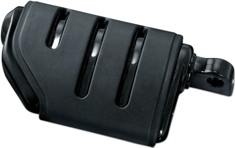 Kuryakyn Trident Dually ISO-Pegs With Male Mount Adaptors In Gloss Black