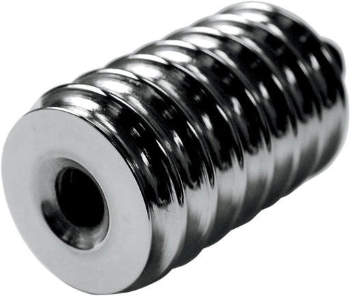 LA Choppers Shift Peg Extension Chrome Silver Ribbed 38 mm (1-1/2") Longer 1-1/2" Longer 38 mm Longer Aluminium