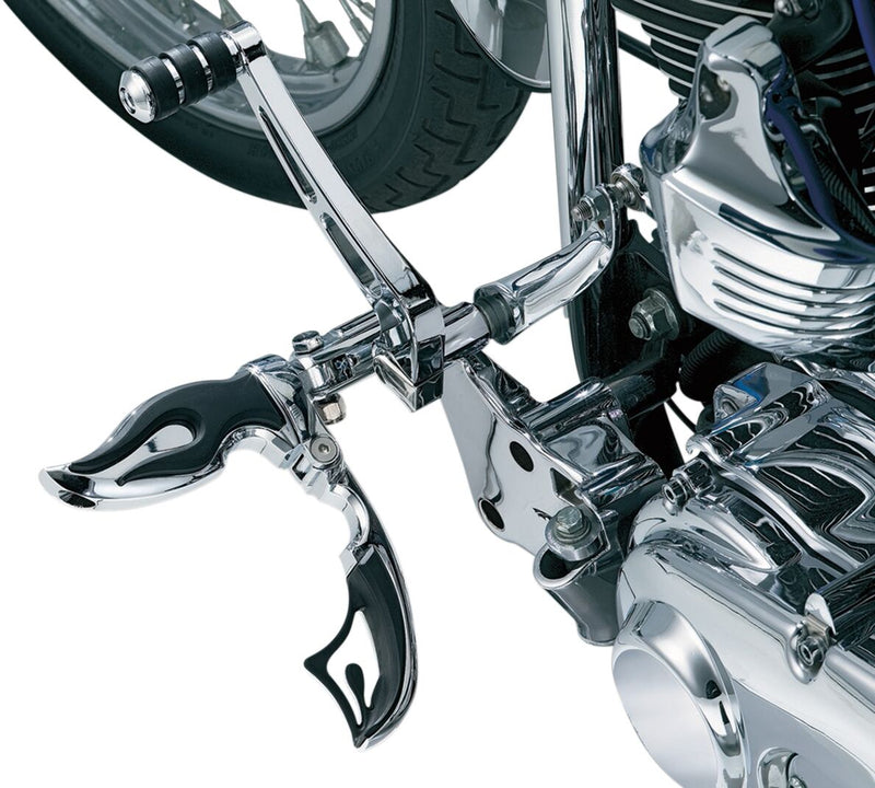 Kuryakyn Flamin Switchblade Pegs With Male Mount Adaptors In Chrome