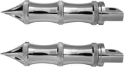 Accutronix  Foot Pegs Tribal Folding Chrome - Part #118446