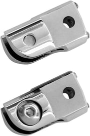 Accutronix  Peg Mounts Rear Folding Chrome - Part #118452