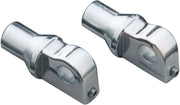 Kuryakyn Adjustable Stop Male Mount Adaptors In Chrome